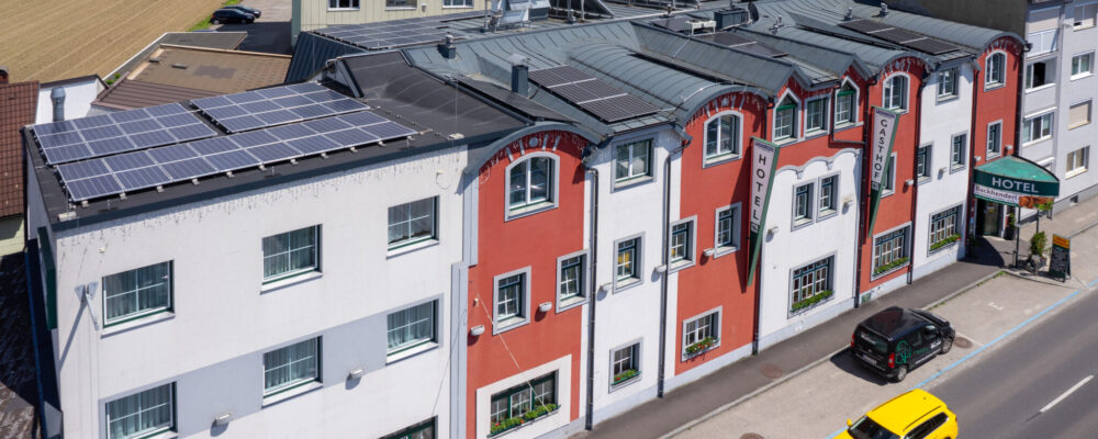 PV-Anlage im Hotel Wallner